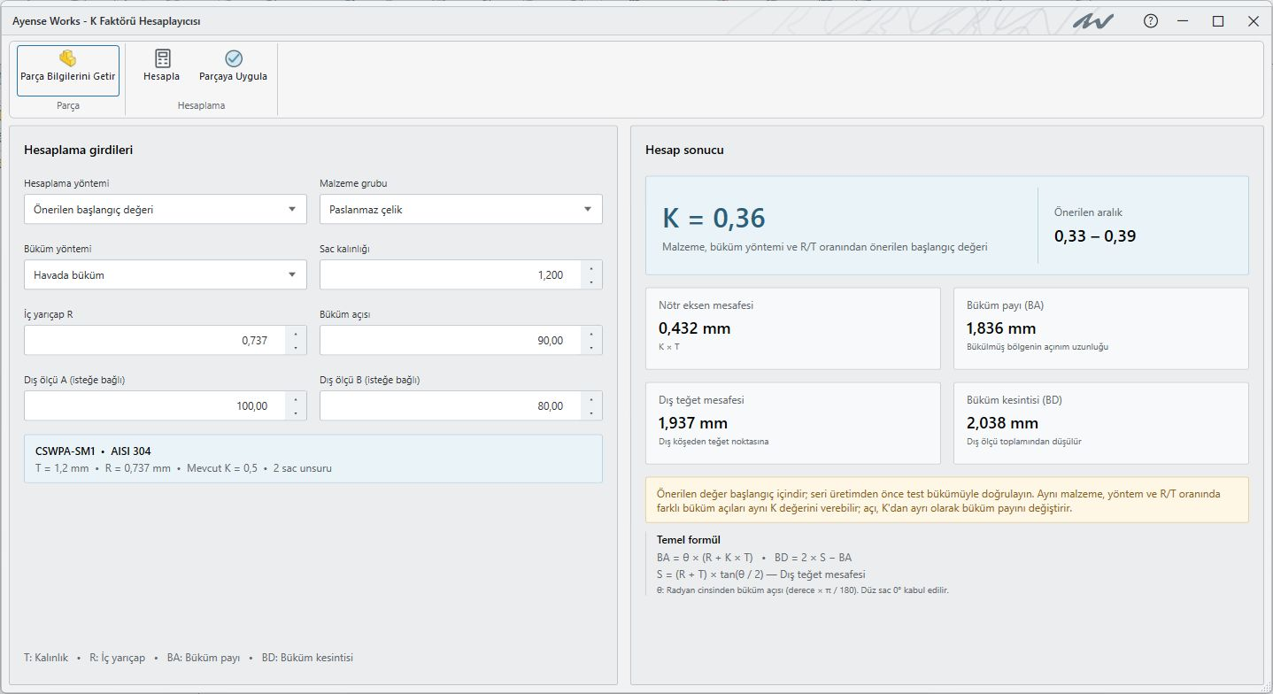 K-Factor: K-factor calculator