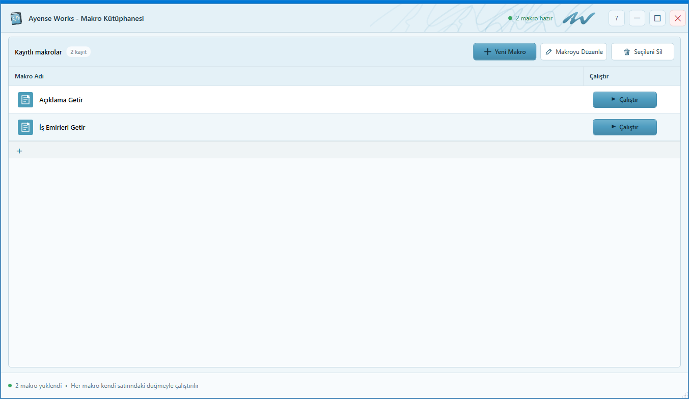 Macro Library: Macro library