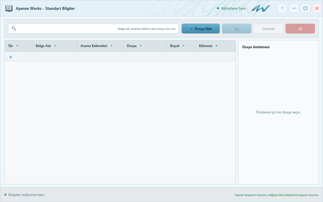 Document Library: Technical references and document search